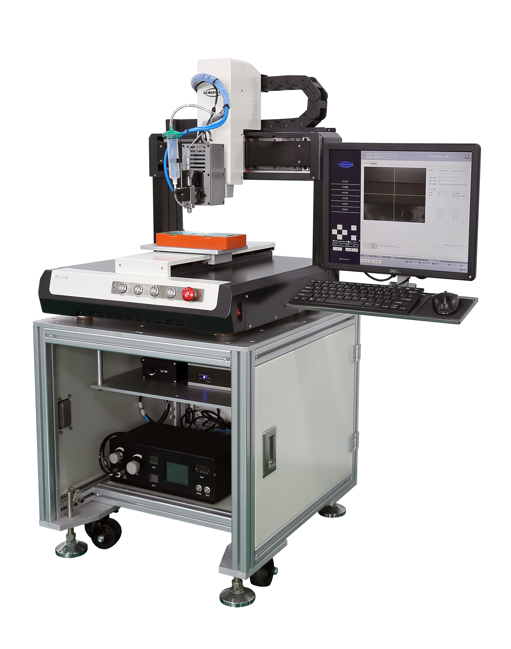 落地式高精密視覺噴射點膠機SPS-313F
