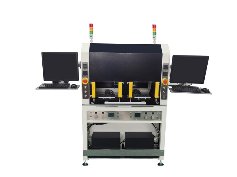 雙Y軸雙工作平臺(tái),雙閥體六軸點(diǎn)膠機(jī)